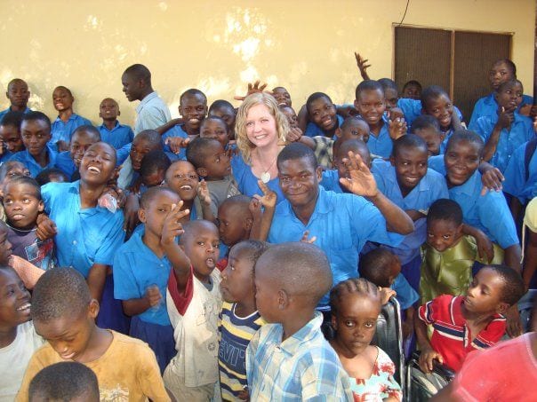 Lauren Blaire with children