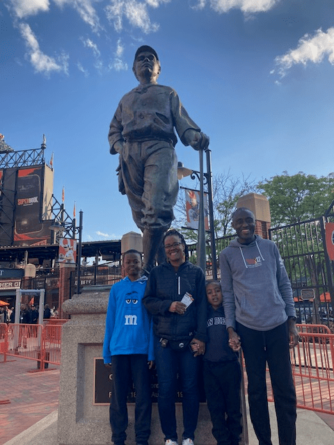 Photo of Mike and Janel Mbagu and family new supporters to Kupenda