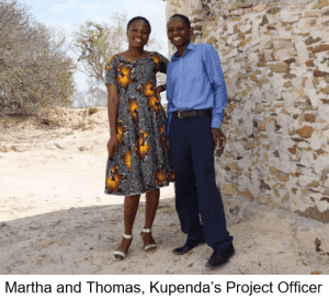 Martha and Thomas, Kupenda’s Project Officer